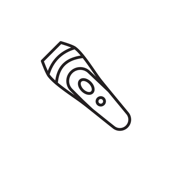 Ícone Epilator Vetor Logotipo — Vetor de Stock
