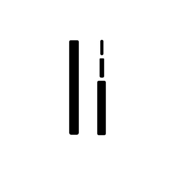 Eyeliner Icon Vector Logotype — Stock Vector