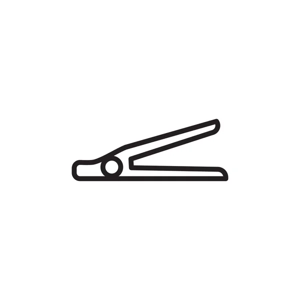 Índio Para Cabelo Ícone Vetor Logotipo —  Vetores de Stock