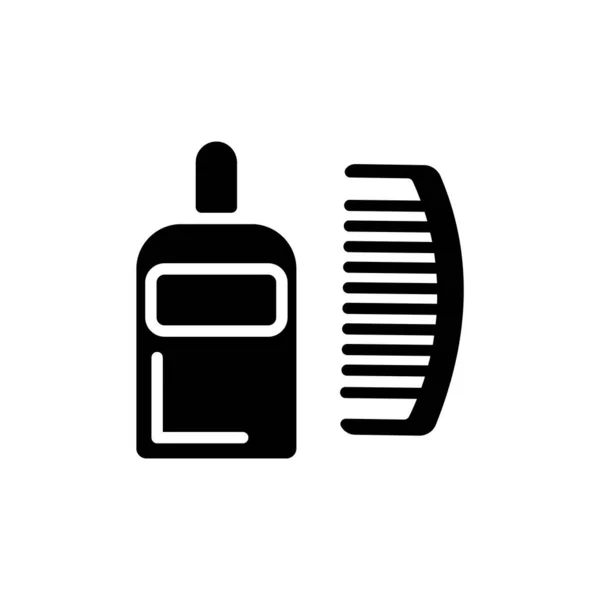 Icône Haircare Vecteur Logotype — Image vectorielle