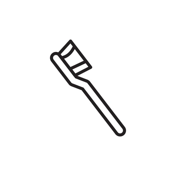 Ícone Toothbrush Vetor Logotipo — Vetor de Stock
