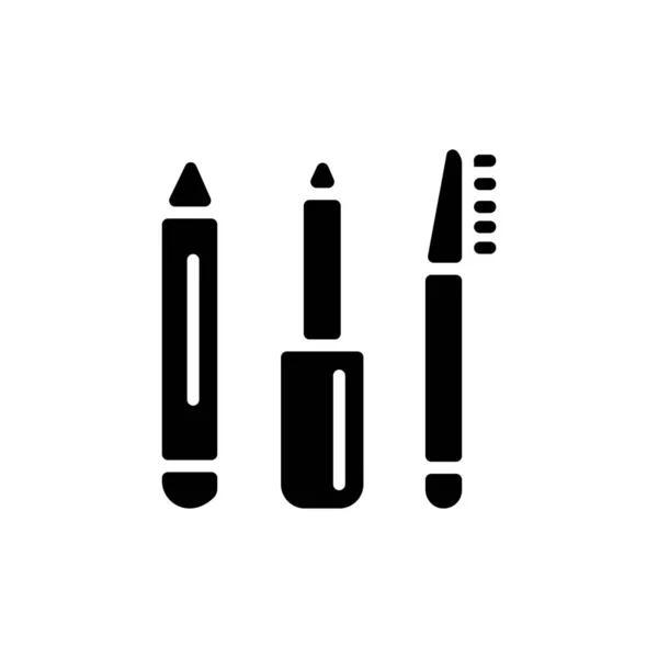Ícone Pencil Olho Vetor Logotipo —  Vetores de Stock