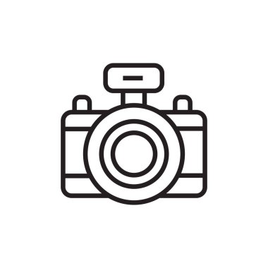 Dijital CAMERA simgesi vektörde. Logotype