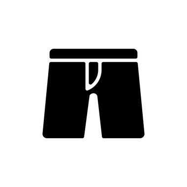 Yüzen Pantolon ikonu vektörde. Logotype