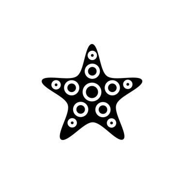 Vektör olarak STARFISH simgesi. Logotype