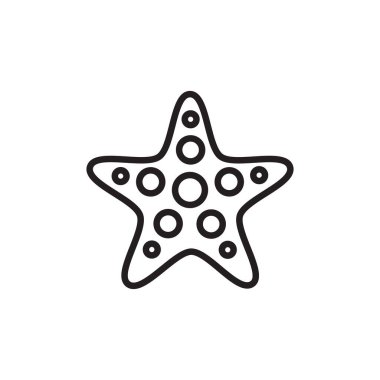 Vektör olarak STARFISH simgesi. Logotype