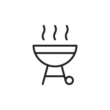 Vektör olarak GRILL simgesi. Logotype