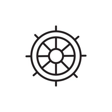 Tekne taşıma simgesi vektörde. Logotype