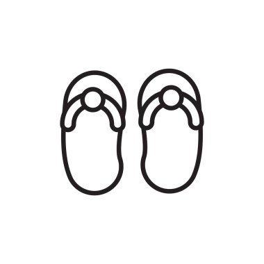 Vektör olarak SANDALS simgesi. Logotype