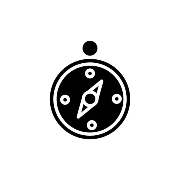Icono Brújula Vector Logotipo — Vector de stock