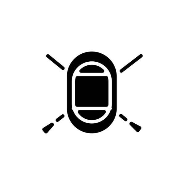 Rubber Bot Ikonu Vektörde Logotype — Stok Vektör