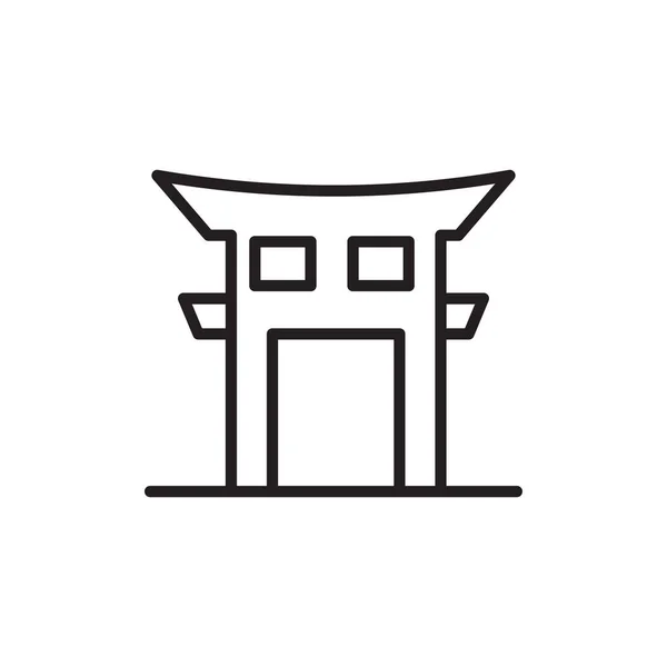 Tokio Symbol Vektor Logotyp — Stockvektor