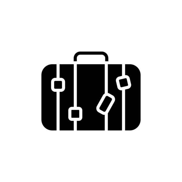 Icono Luggage Vector Logotipo — Vector de stock