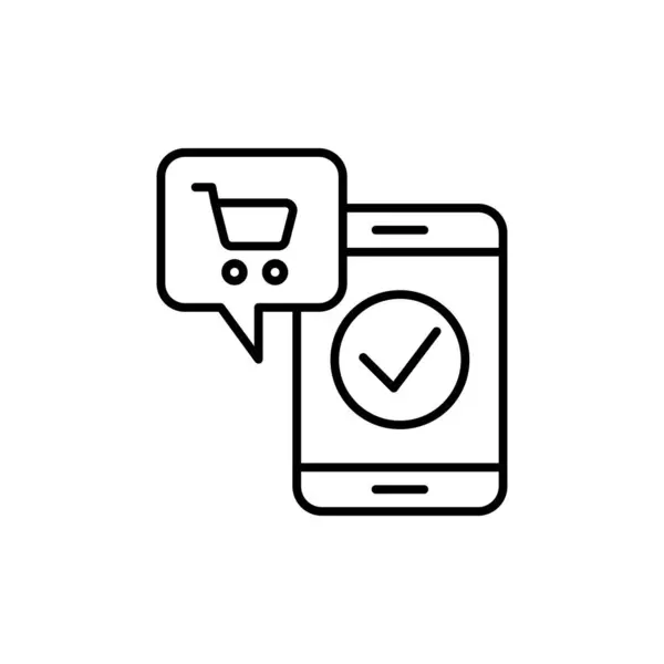 Εικονίδιο Mobile Store Διάνυσμα Λογότυπο — Διανυσματικό Αρχείο