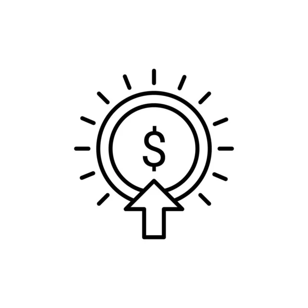 Icona Pay Click Nel Vettore Logotipo — Vettoriale Stock