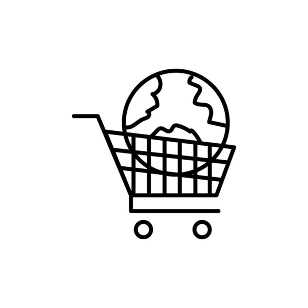 Купить Значок Онлайн Векторе Логотип — стоковый вектор
