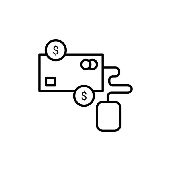 Ηλεκτρονική Πληρωμή Αποδοχή Εικονίδιο Στο Διάνυσμα Λογότυπο — Διανυσματικό Αρχείο