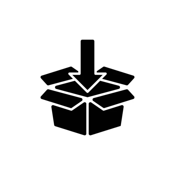 Icône Commande Expédition Dans Vecteur Logotype — Image vectorielle
