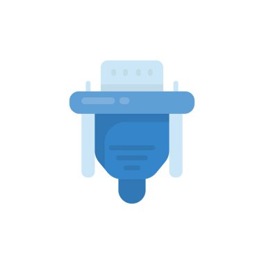 Vektör olarak vga bağlantı simgesi. Logotype;