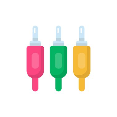 Vektör olarak AV Kablo simgesi. Logotype;