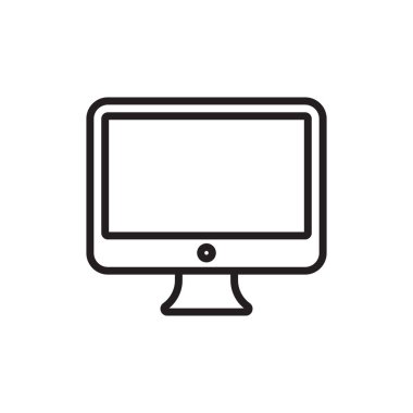 Vektör simgesini izle. Logotype;