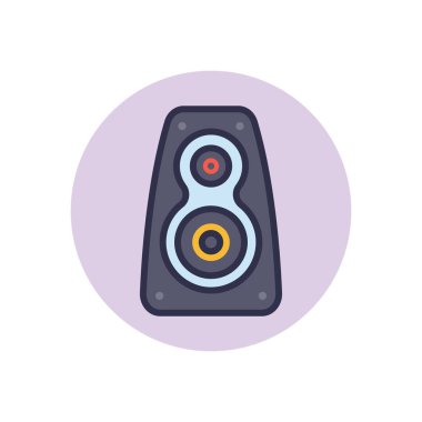 Vektör olarak Woofer simgesi. Logotype;