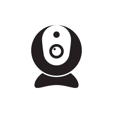 Vektör olarak Web Cam simgesi. Logotype;