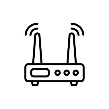 Yönlendirici simgesi vektörde. Logotype;
