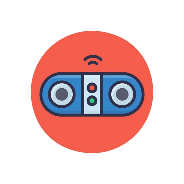Εικονίδιο Ηχείου Bluetooth Διάνυσμα Λογότυπο — Διανυσματικό Αρχείο