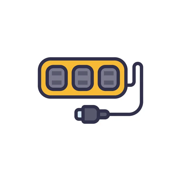 Icono Puerto Usb Vector Logotipo — Vector de stock