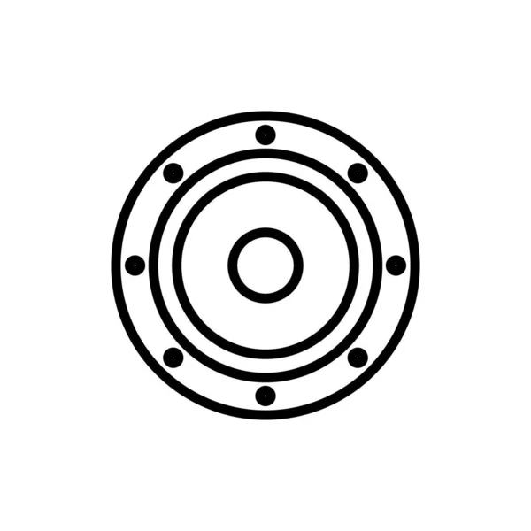 Speaker Icon Vector Logotype — Stock Vector