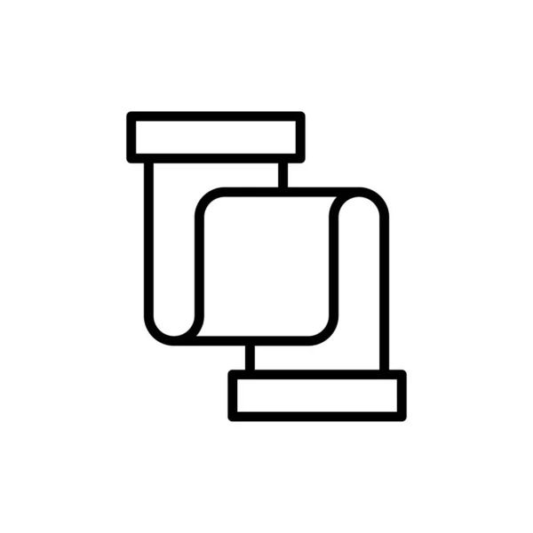 ベクトル内のハードディスクケーブルアイコン ロゴタイプ — ストックベクタ
