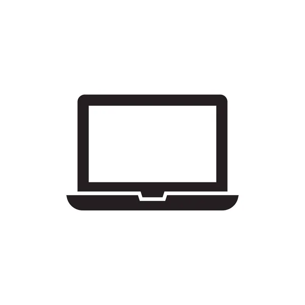 Icona Del Computer Portatile Nel Vettore Logotipo — Vettoriale Stock