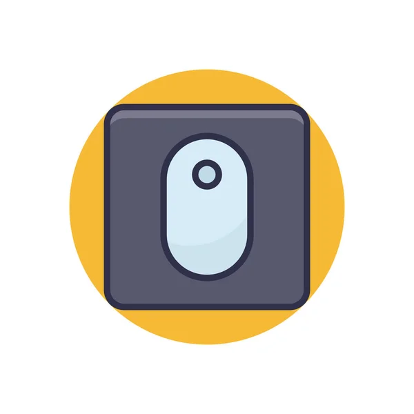 Εικονίδιο Mousepad Διάνυσμα Λογότυπο — Διανυσματικό Αρχείο
