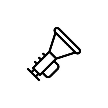 Vektör olarak çocuk tuba simgesi. Logotype