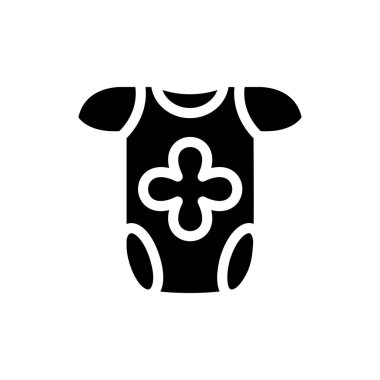 Bebek tulumu ikonu. Logotype
