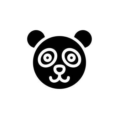 Ayı ikonu vektör olarak. Logotype