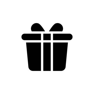Vektör olarak hediye kutusu simgesi. Logotype