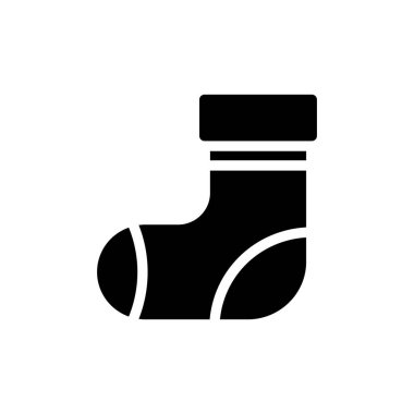 Vektör olarak çorap simgesi. Logotype