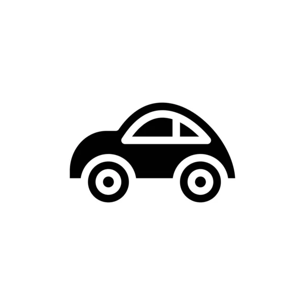 Icono Coche Juguete Vector Logotipo — Archivo Imágenes Vectoriales