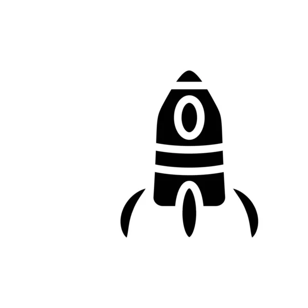 Rocket Symbol Vektor Logotyp — Stockvektor