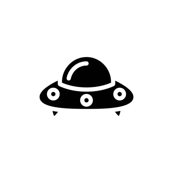 Icona Ufo Nel Vettore Logotipo — Vettoriale Stock