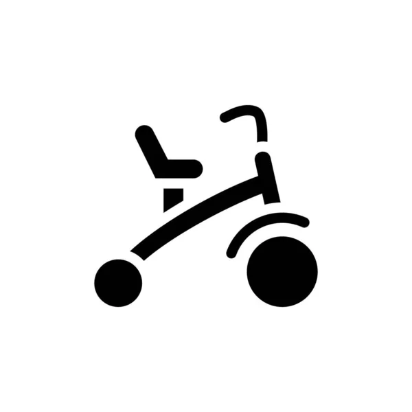 Icône Cycle Bébé Dans Vecteur Logotype — Image vectorielle