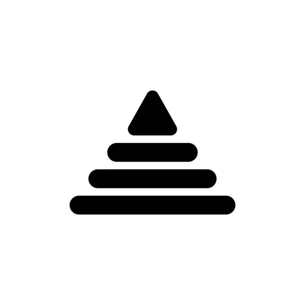 Bloquea Icono Vector Logotipo — Archivo Imágenes Vectoriales
