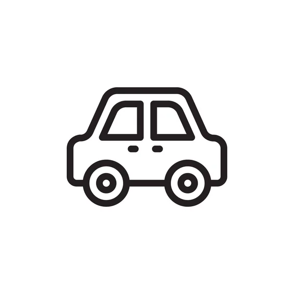 Icono Del Coche Vector Logotipo — Vector de stock