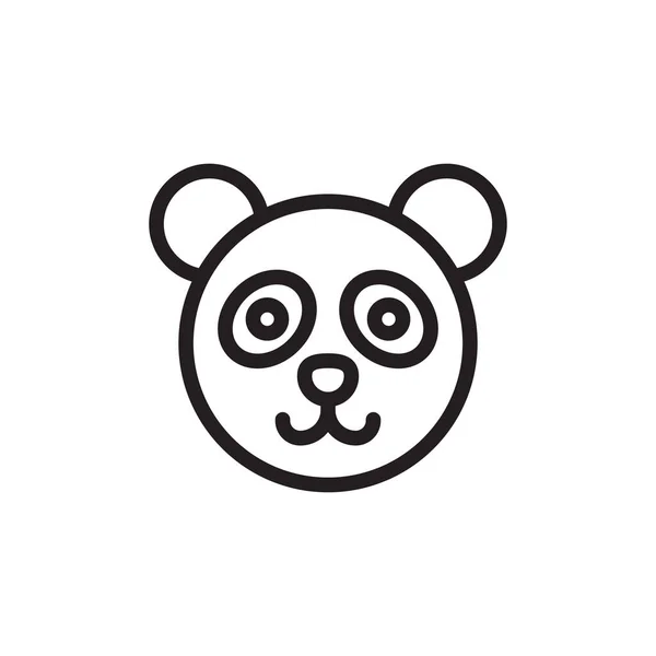 Ikona Niedźwiedzia Wektorem Identyfikator — Wektor stockowy