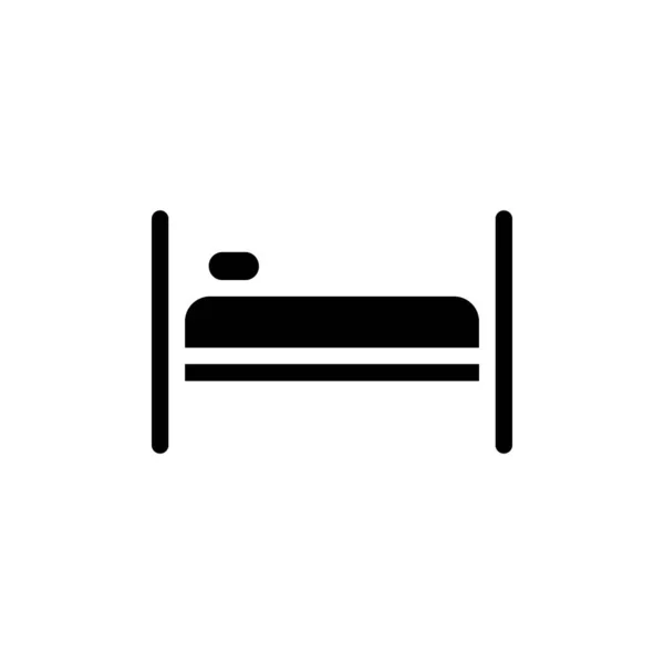 Bed Icoon Vector Logotype — Stockvector