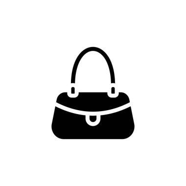 Vektör olarak Bayan Çanta simgesi. Logotype