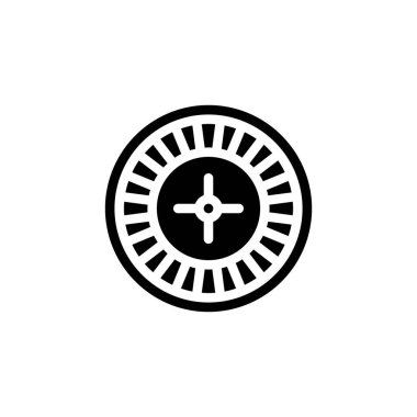 Vektör olarak kumarhane simgesi. Logotype