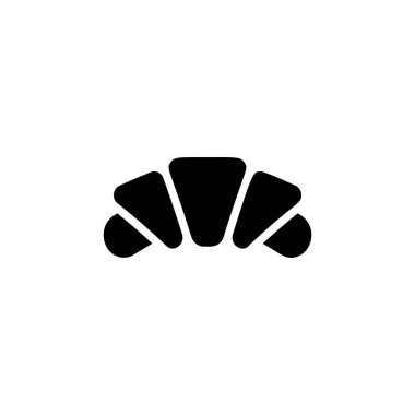 Kruvasan ikonu. Logotype